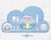Llama Fiesta Children 39 s Dinner Set Personalised Melamine Dinnerware Separates also available