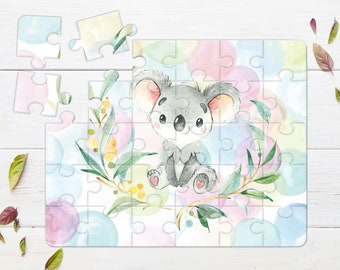 Koala | 30 Piece Wood Puzzle | A4 | Personalised | Non-Personalised