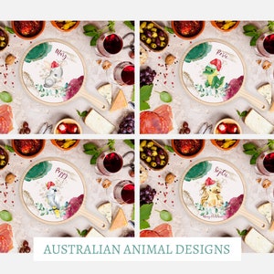 Australian Animals | Christmas Cheeseboard | Personalised | Non-Personalised