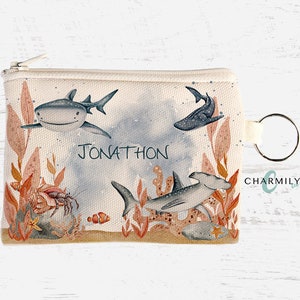 Shark Coin Purse | Personalised | Non-Personalised | Keyring Purse