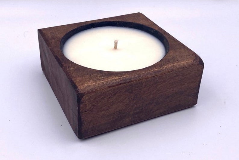 Rose Sandalwood Scented Soy Wax CandleSoy wax candle Home fragranceWax meltsdough bowl candles Farmhouse style decorrustic decor