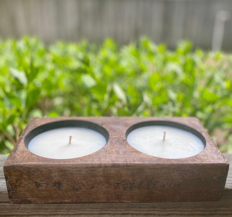 Rose Sandalwood Scented Soy Wax CandleSoy wax candle Home fragranceWax meltsdough bowl candles Farmhouse style decorrustic decor