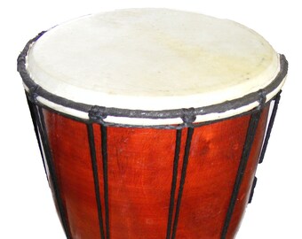 Hand Carved Djembe Drum - Sizes 15 cm to 40 cm high - Authentic African Style - Fair Trade