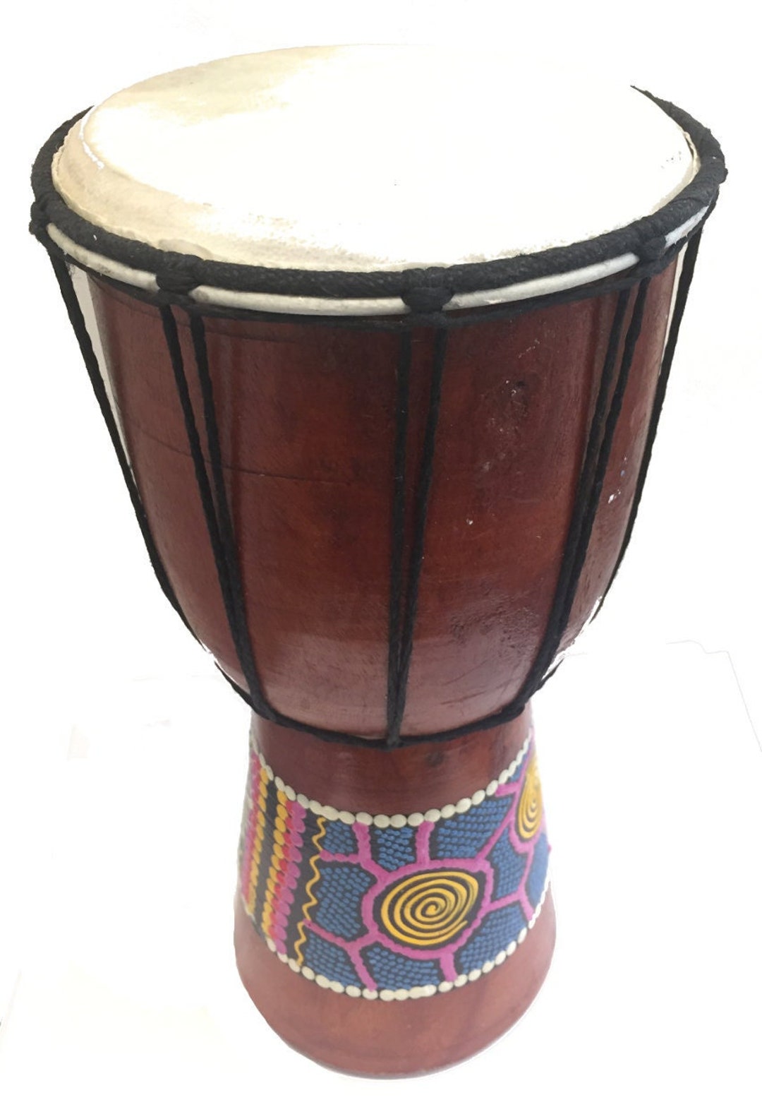 Hand Painted Djembe Drum Sizes 15 Cm to 40 Cm High Etsy