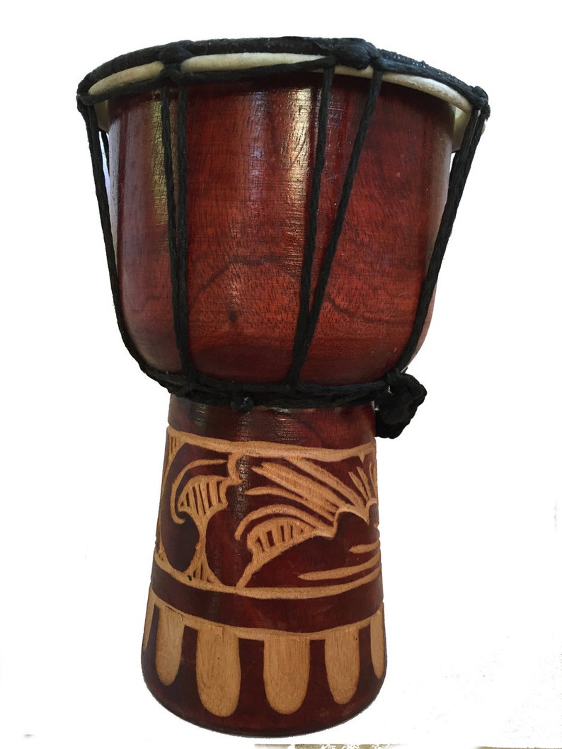 Hand Carved Djembe Drum Sizes 15 Cm to 40 Cm High Etsy