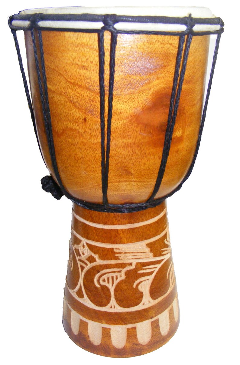 Hand Carved Djembe Drum Sizes 15 Cm to 40 Cm High Etsy