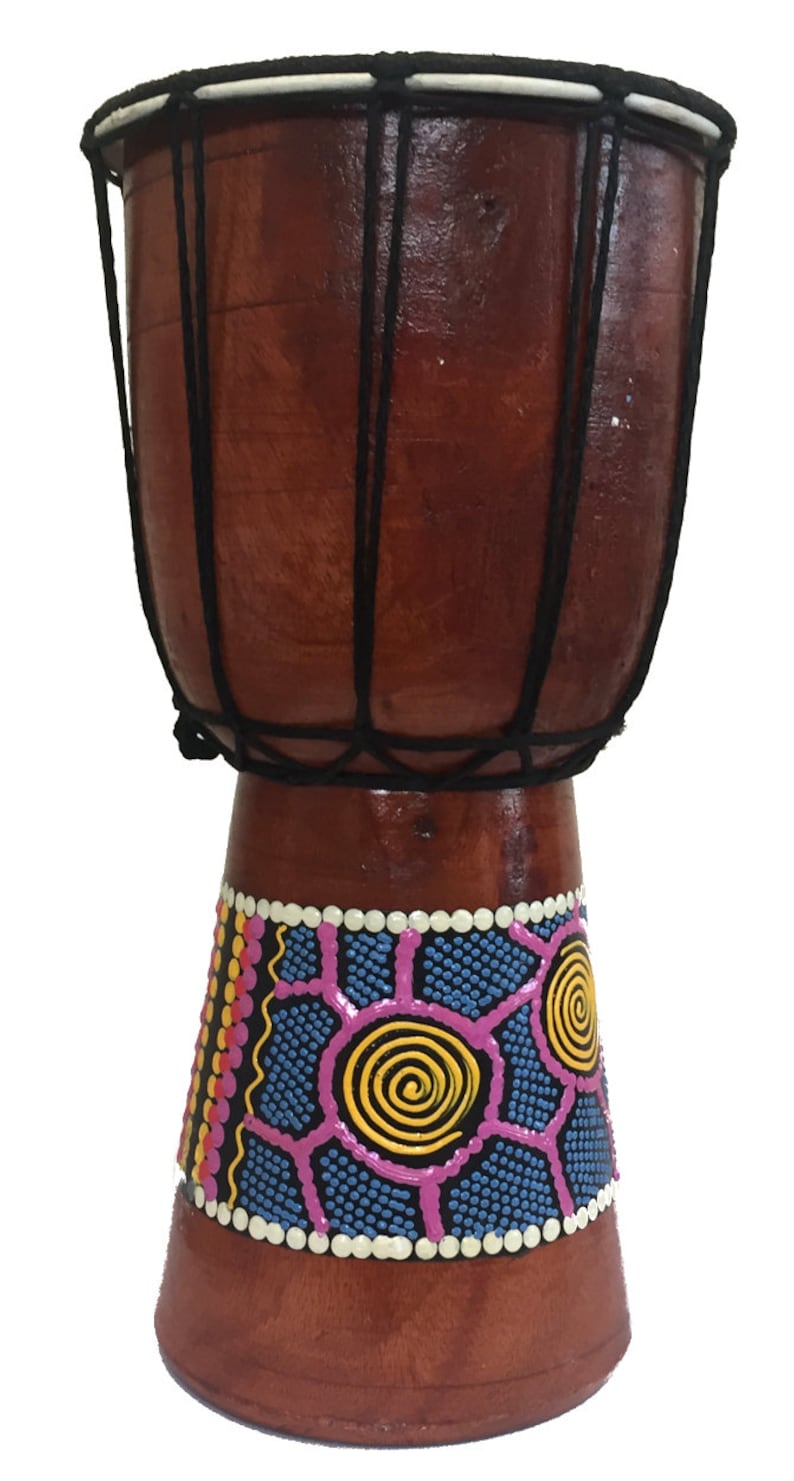 Hand Painted Djembe Drum Sizes 15 Cm to 40 Cm High Etsy