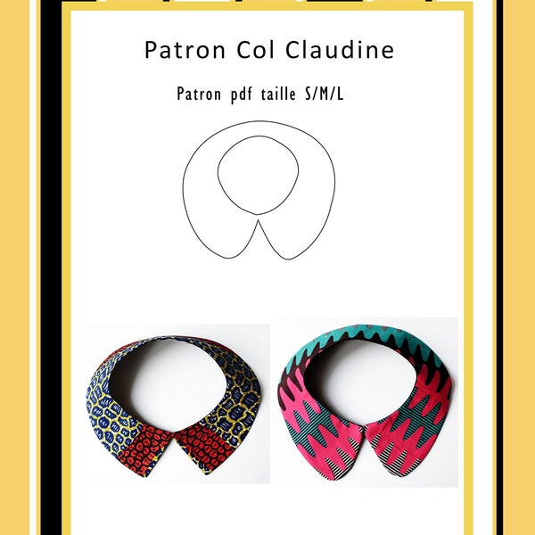 Patron Col Claudine Femme