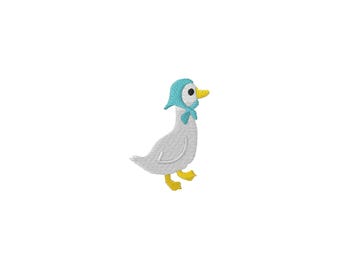 Mini Goose Machine Embroidery Design - 3Sizes - INSTANT DOWNLOAD - Embroidery File
