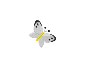 Mini Butterfly Machine Embroidery Design - 3Sizes - INSTANT DOWNLOAD - Embroidery File
