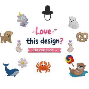 Mini Bow Machine Embroidery Design Set - 4Sizes - INSTANT DOWNLOAD - Embroidery File image 6
