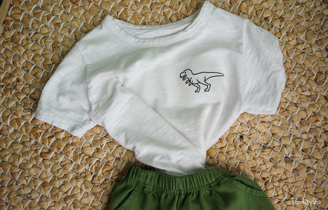 Dinosaur Embroidery Designs Mini Line Stitch Dinosaurs Baby - Etsy