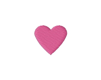 Mini Heart Machine Embroidery Design - 4Sizes - INSTANT DOWNLOAD - Embroidery File