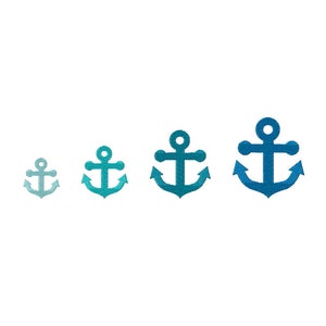 Mini Anchor Machine Embroidery Design-INSTANT DOWNLOAD-4 sizes