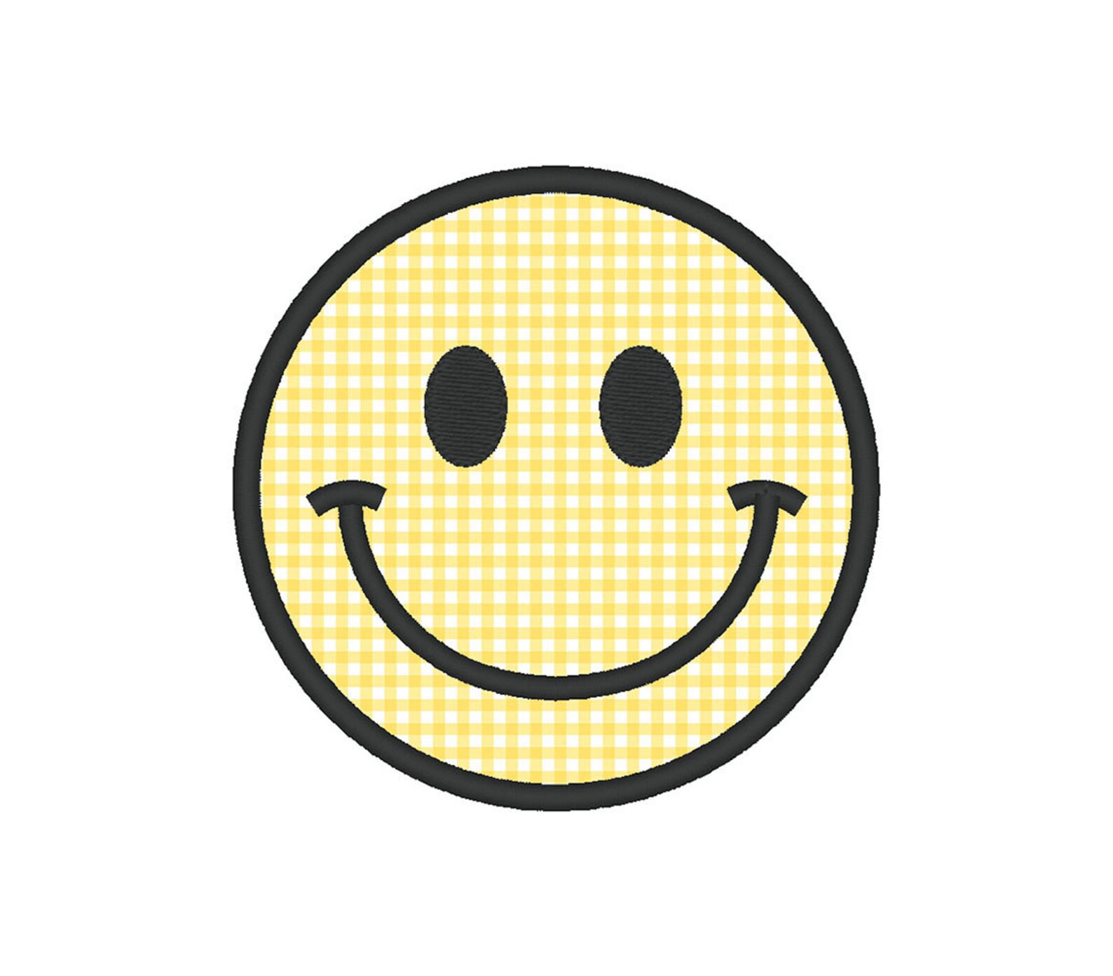 Smiley face machine embroidery design smiley embroidery