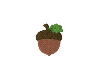 Stickdatei „Mini-Eichel“ – 4 Größen – Sofort-Download