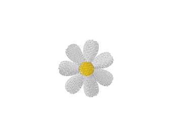 Mini Daisy Flower Machine Embroidery Design - 3Sizes - INSTANT DOWNLOAD - Embroidery File