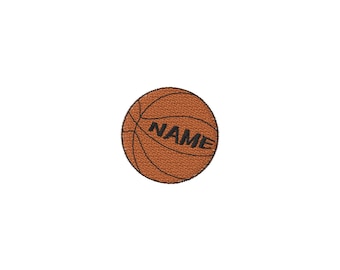 Mini Basketball Machine Embroidery Design - 5Sizes - INSTANT DOWNLOAD - Embroidery File