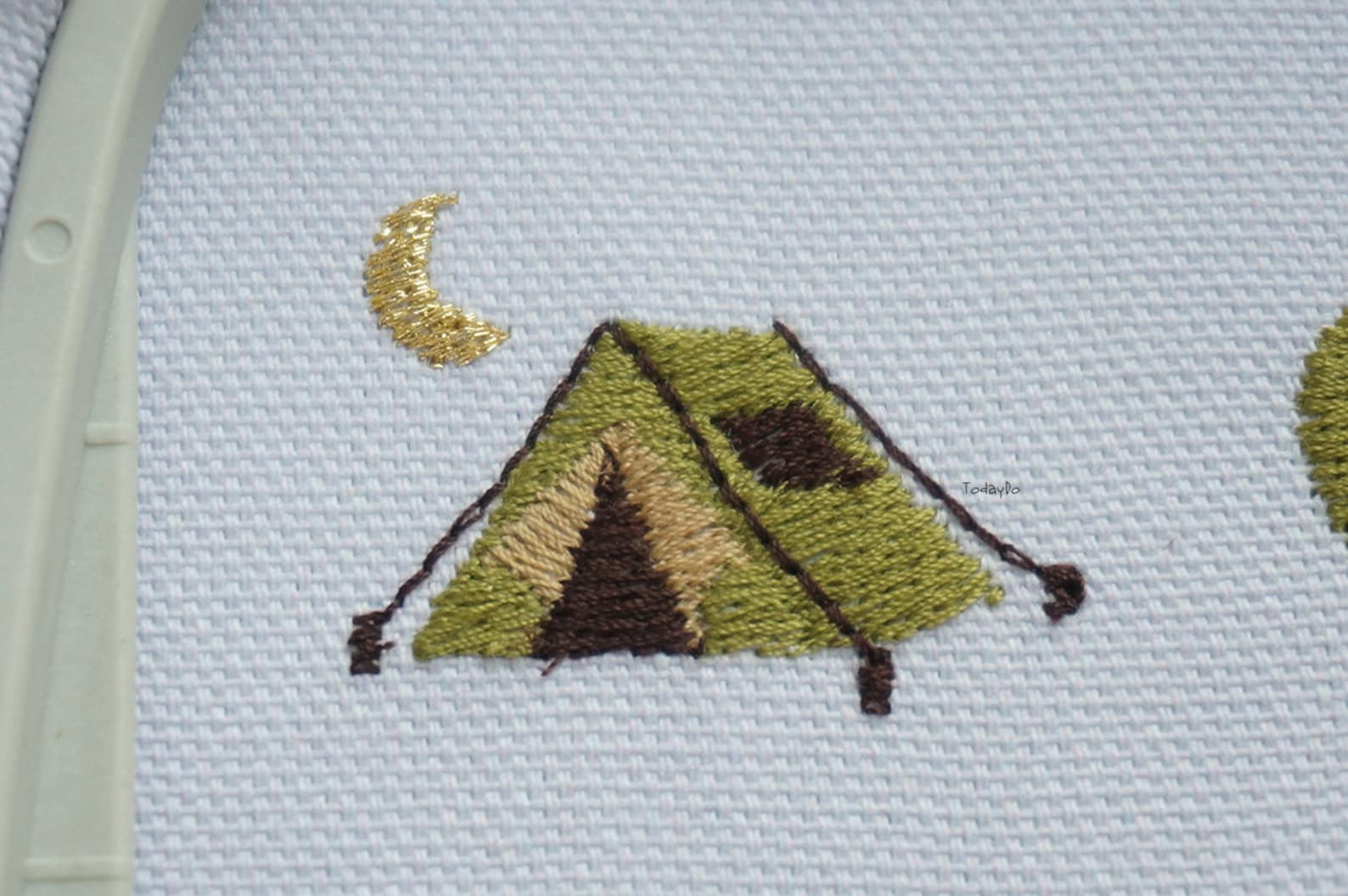 Mini Camping Tent Machine Embroidery Design 3 Sizes Etsy