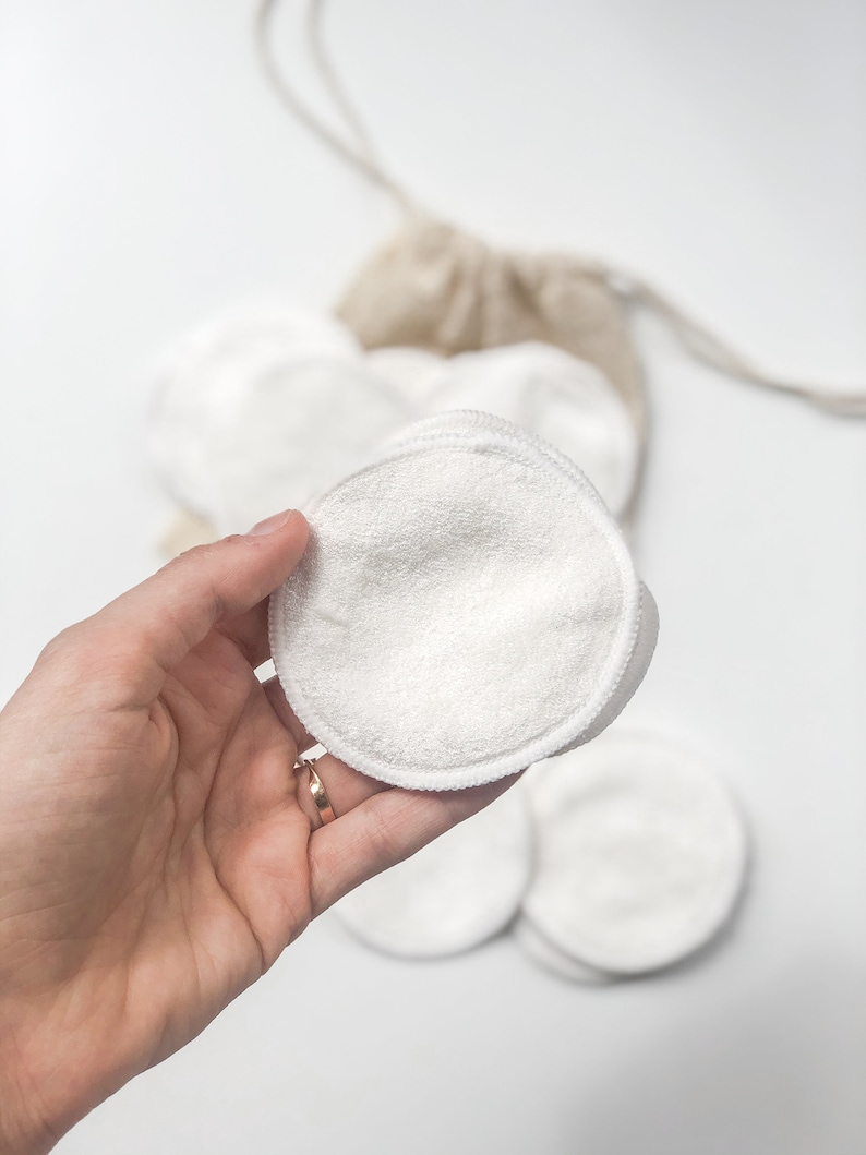 12 Reusable Cotton Rounds Reusable Makeup Remover Pads Etsy