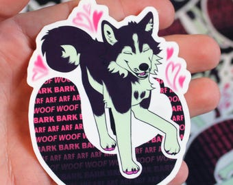 Yapping Furry Sticker