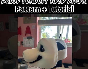 Basic Fursuit Head Lining Sewing Pattern and Tutorial
