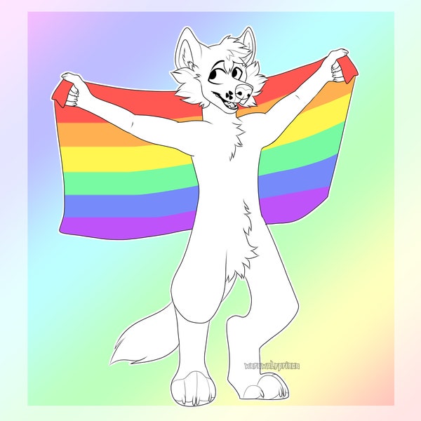 Furry Pride Flag Base