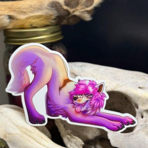 Bimbo Emo Wolf Sticker