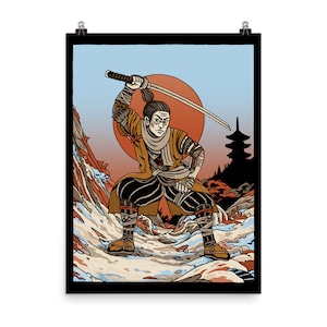 One-Armed Wolf — Video Game Poster, Gaming Poster, Game Room Decor, Gaming Prints, Wall Art