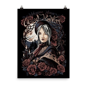 Lady of Dreams — Video Game Poster, Gaming Poster, Game Room Decor, Gaming Prints, Wall Art