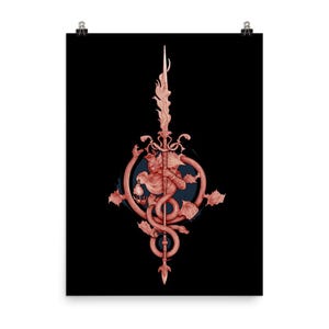 The Impaler — Video Game Poster, Gaming Poster, Game Room Decor, Gaming Prints, Wall Art