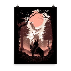 Into the Wild — Video Game Poster, Gaming Poster, Game Room Decor, Gaming Prints, Wall Art