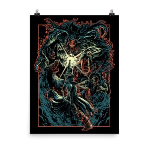 Bloody Beast — Video Game Poster, Gaming Poster, Game Room Decor, Gaming Prints, Wall Art