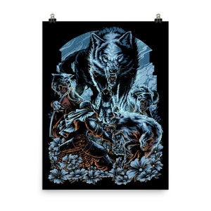 The Greatwolf — Video Game Poster, Gaming Poster, Game Room Decor, Gaming Prints, Wall Art