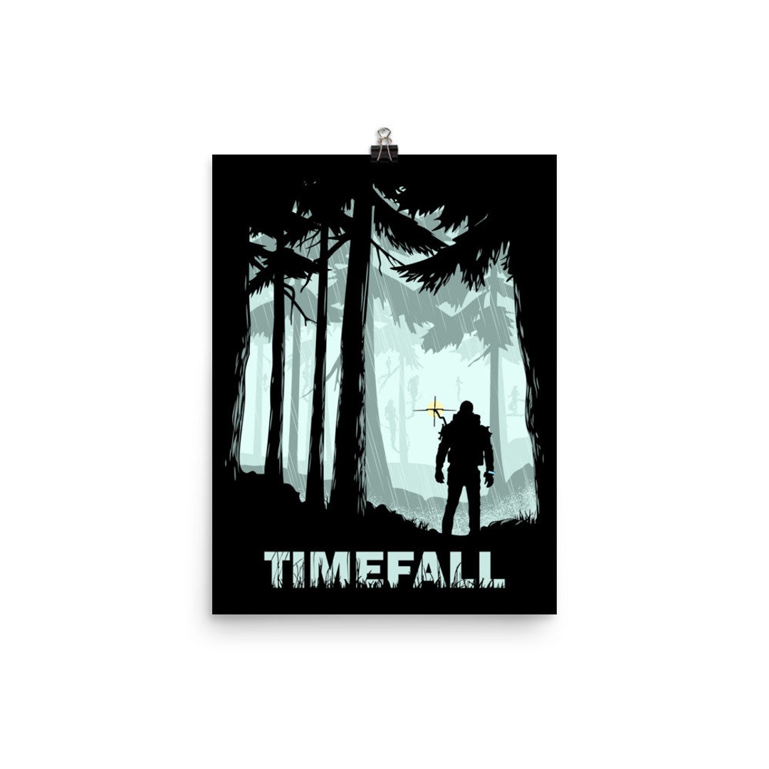 Timefall Video Game Poster Etsy