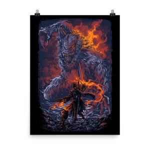 Undying Beast — Video Game Poster, Gaming Poster, Game Room Decor, Gaming Prints, Wall Art