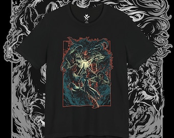Bloody Beast Video Game Inspired Shirt — Dark Fantasy Gamer Tee, Unisex Graphic T-Shirt