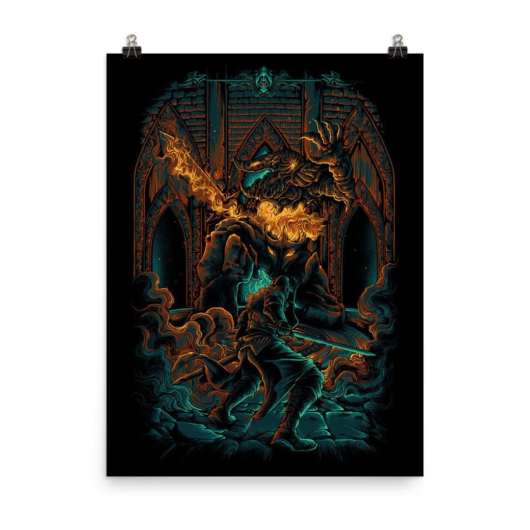 Kingslayer — Video Game Poster, Gaming Poster, Game Room Decor, Gaming