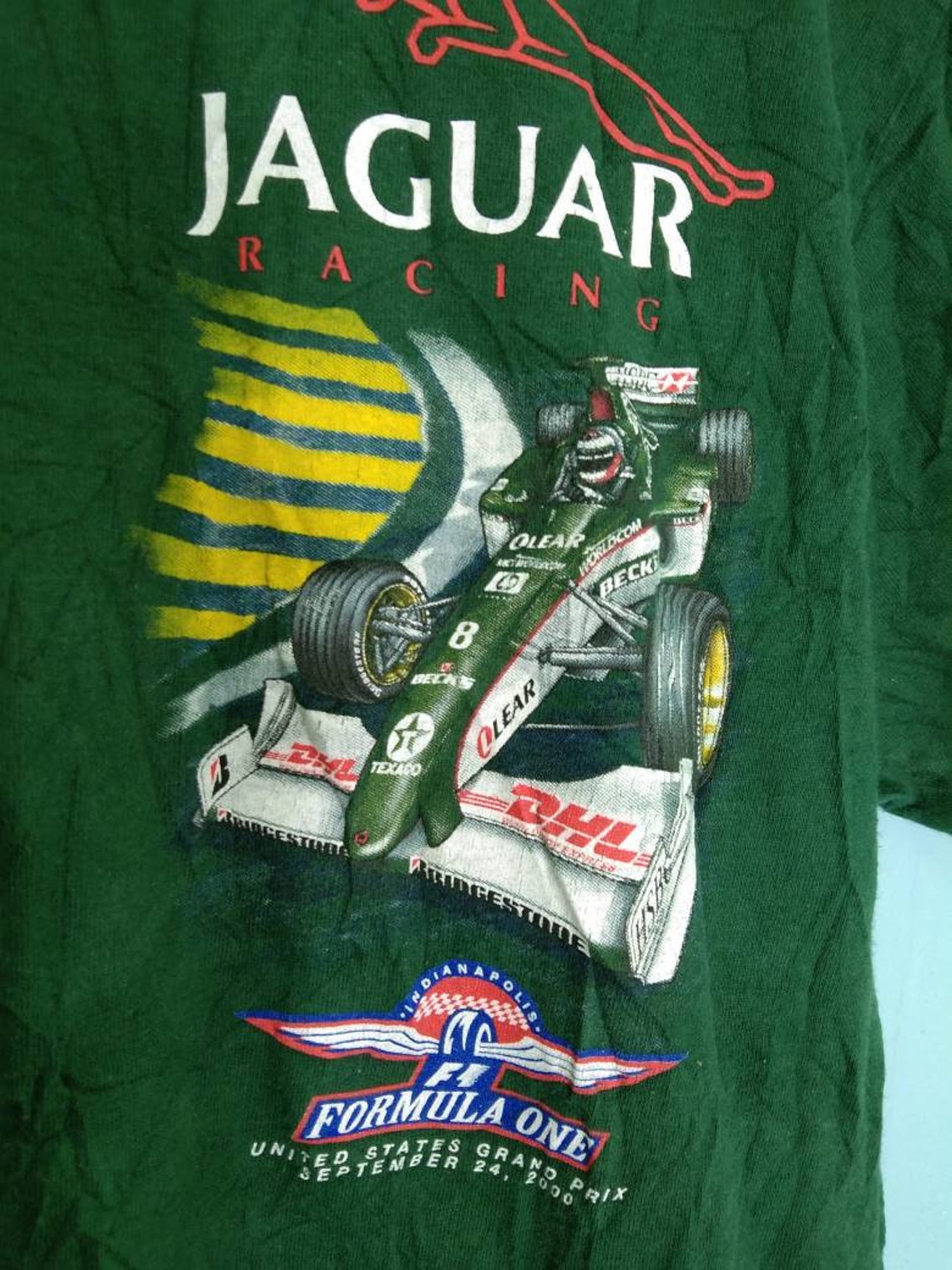 Vintage jaguar racing shirt f1 | Etsy