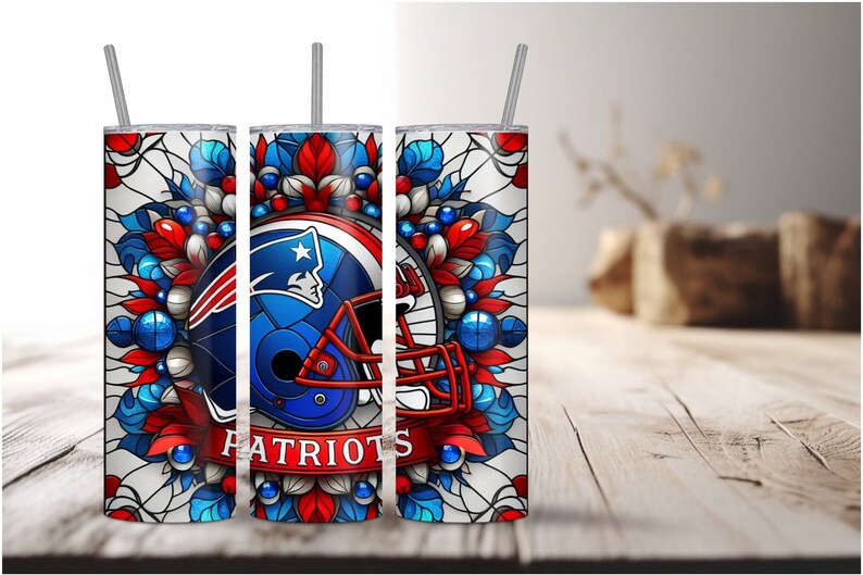 New England Patriots Inspired Tumbler Tumbler Sports Team Football