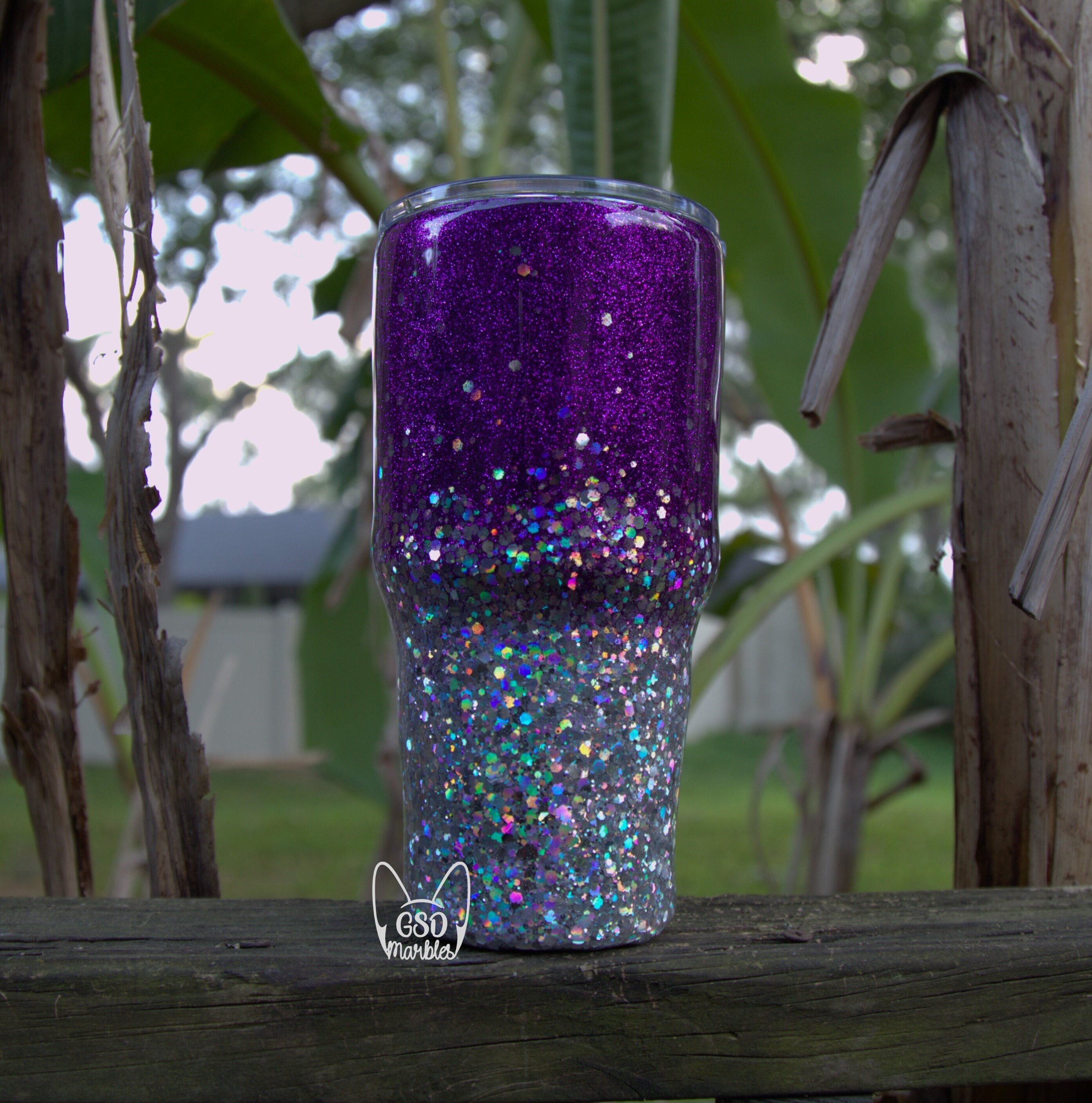 Imperial Pint 20oz Glitter Violet