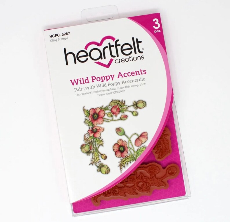 Heartfelt Creations Wild Poppy Stamps tampons Etsy