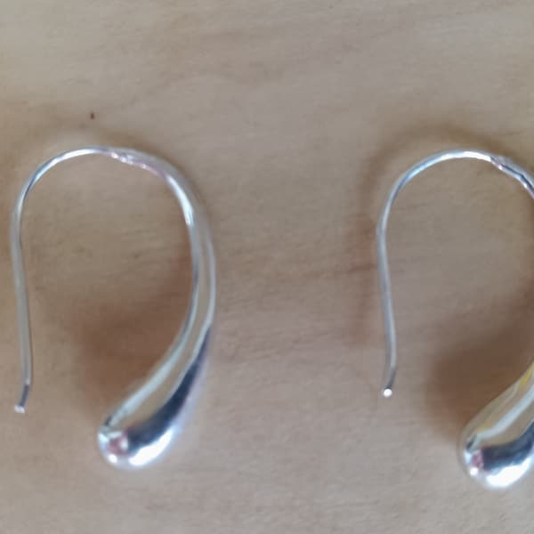 Modernist Sterling Silver Earrings