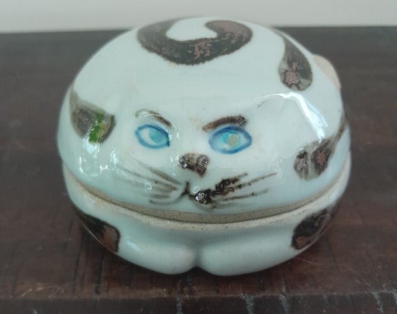 Vintage Takahashi San Francisco Ceramic Cat Trink… - image 5