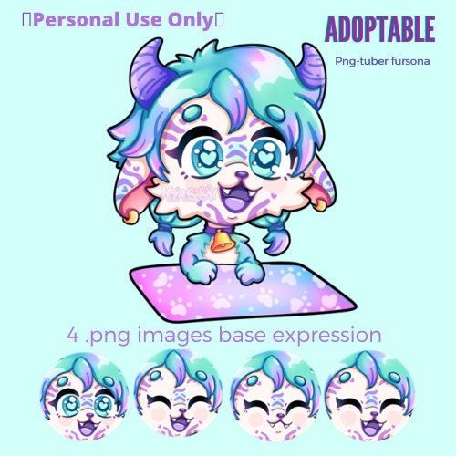 PNGTUBER ADOPTABLE FURRY / mignon / fursona / vtuber