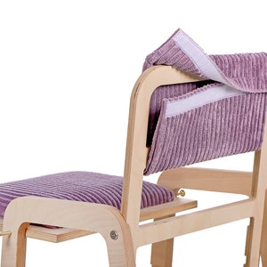 Meubles Montessori pour enfants Chaise ergonomique réglable de 2 à 11 ans Rose canon image 6