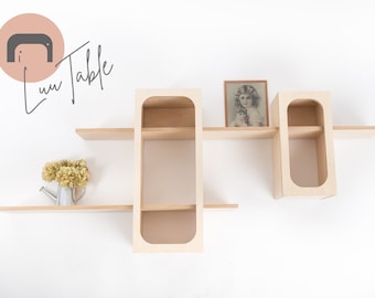 Estante de pared para el interior de la habitación de los niños