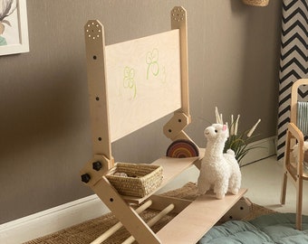 Kid's Climbing Set | Plat Table | Chalk Marker Drawing Board