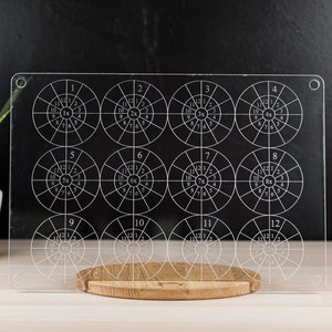 Tablero de multiplicación de borrado en seco acrílico/útiles escolares