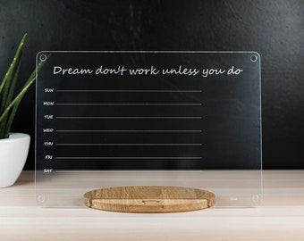 Pizarra Planificadora / Borrado en Seco Acrílico